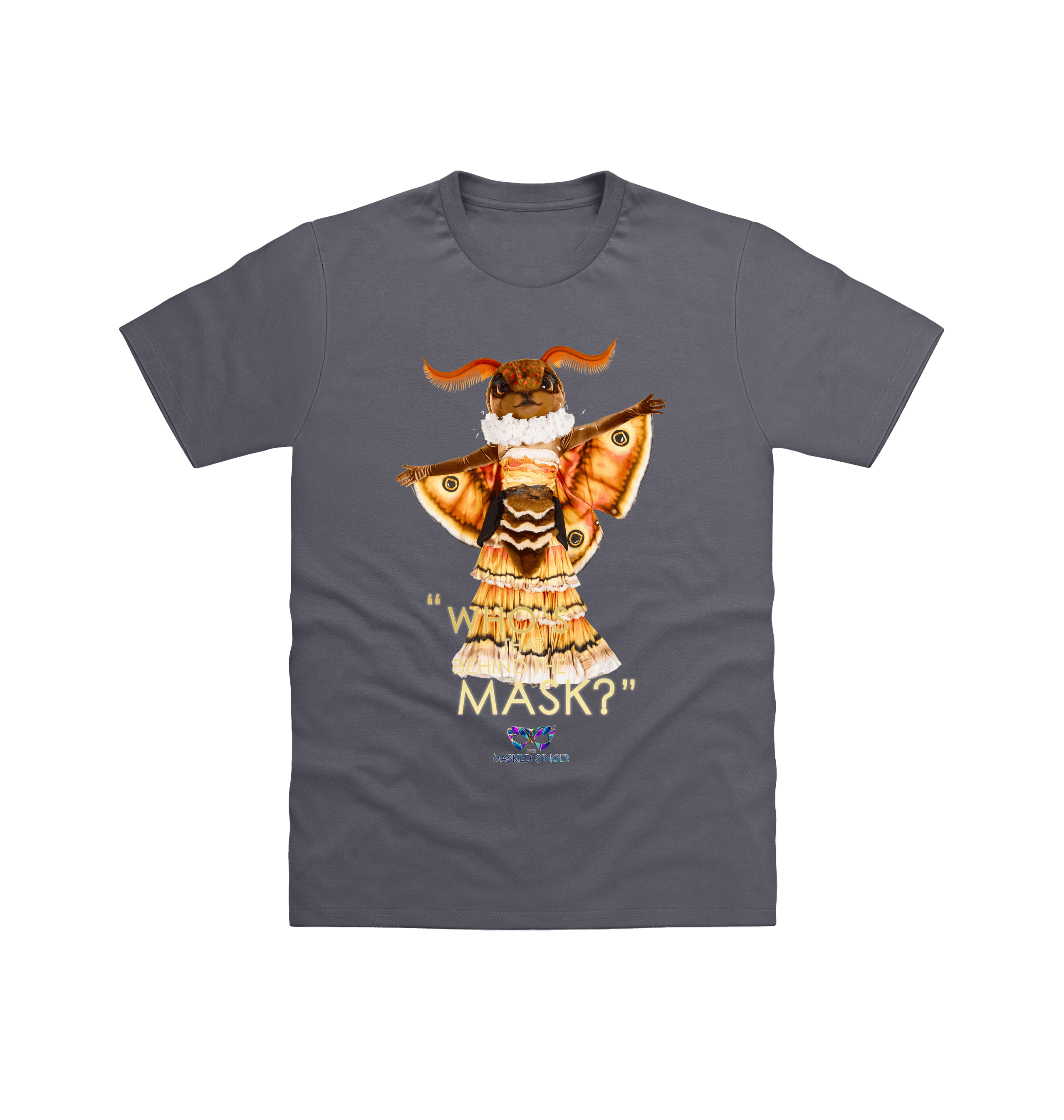 Charcoal Printed T-shirt Front